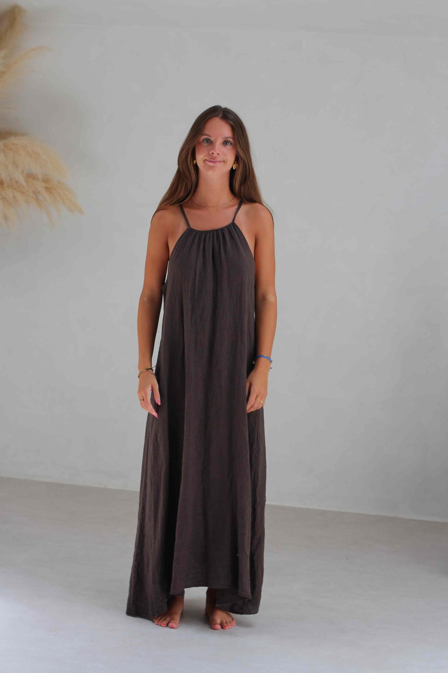 Chocolate Cami Maxi Dress