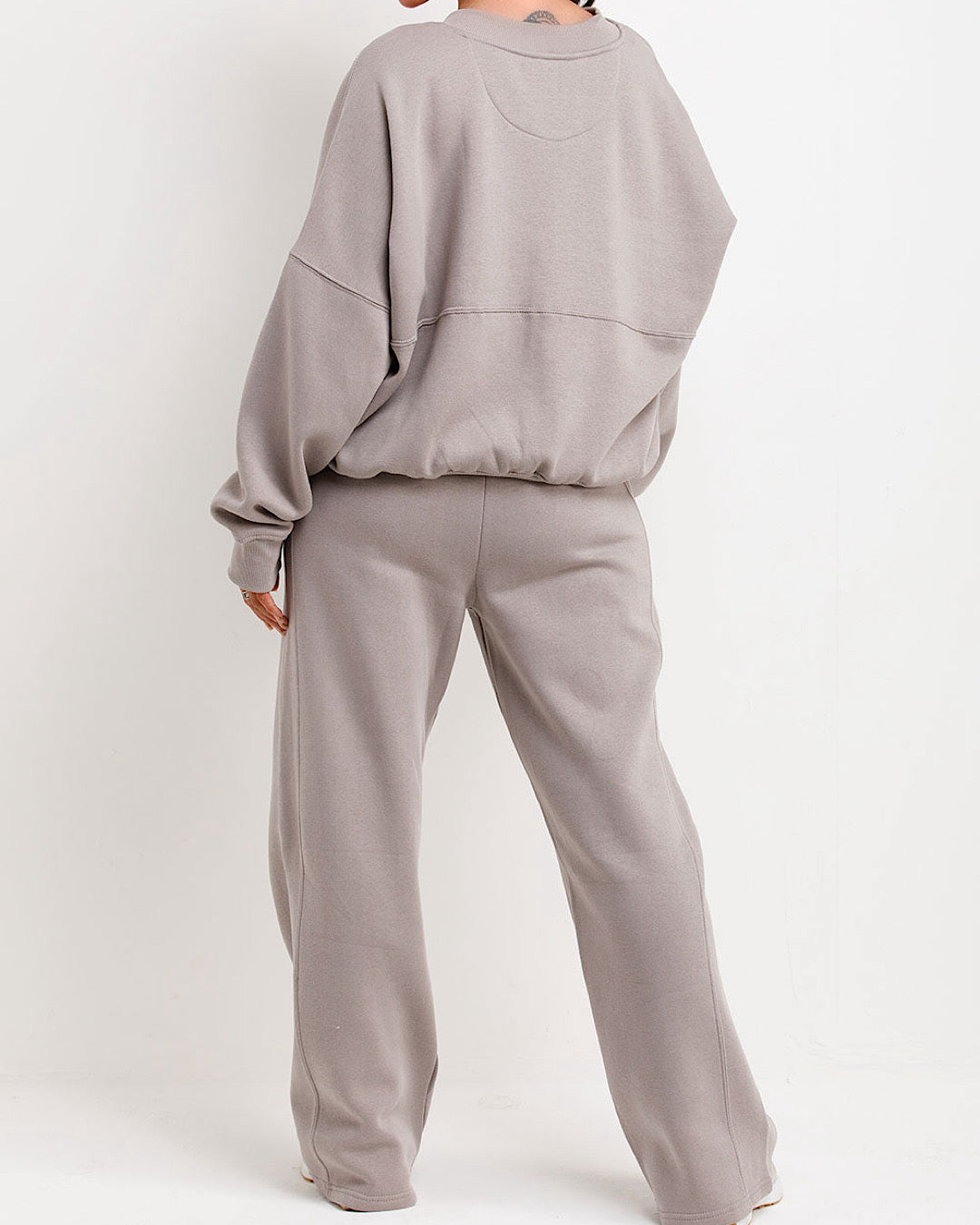 Dove Grey Bomber Jacket and Joggers Suit