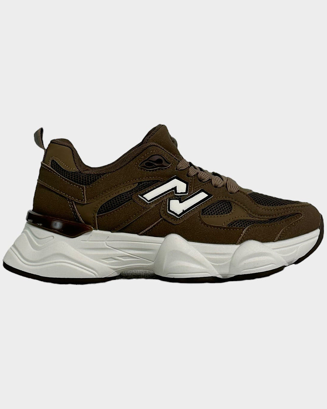 Dark Brown Chunky Trainers