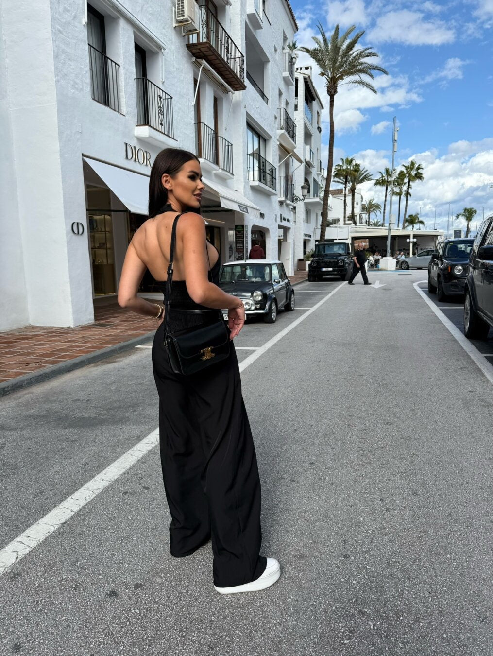 Black Waistcoat Jumpsuit