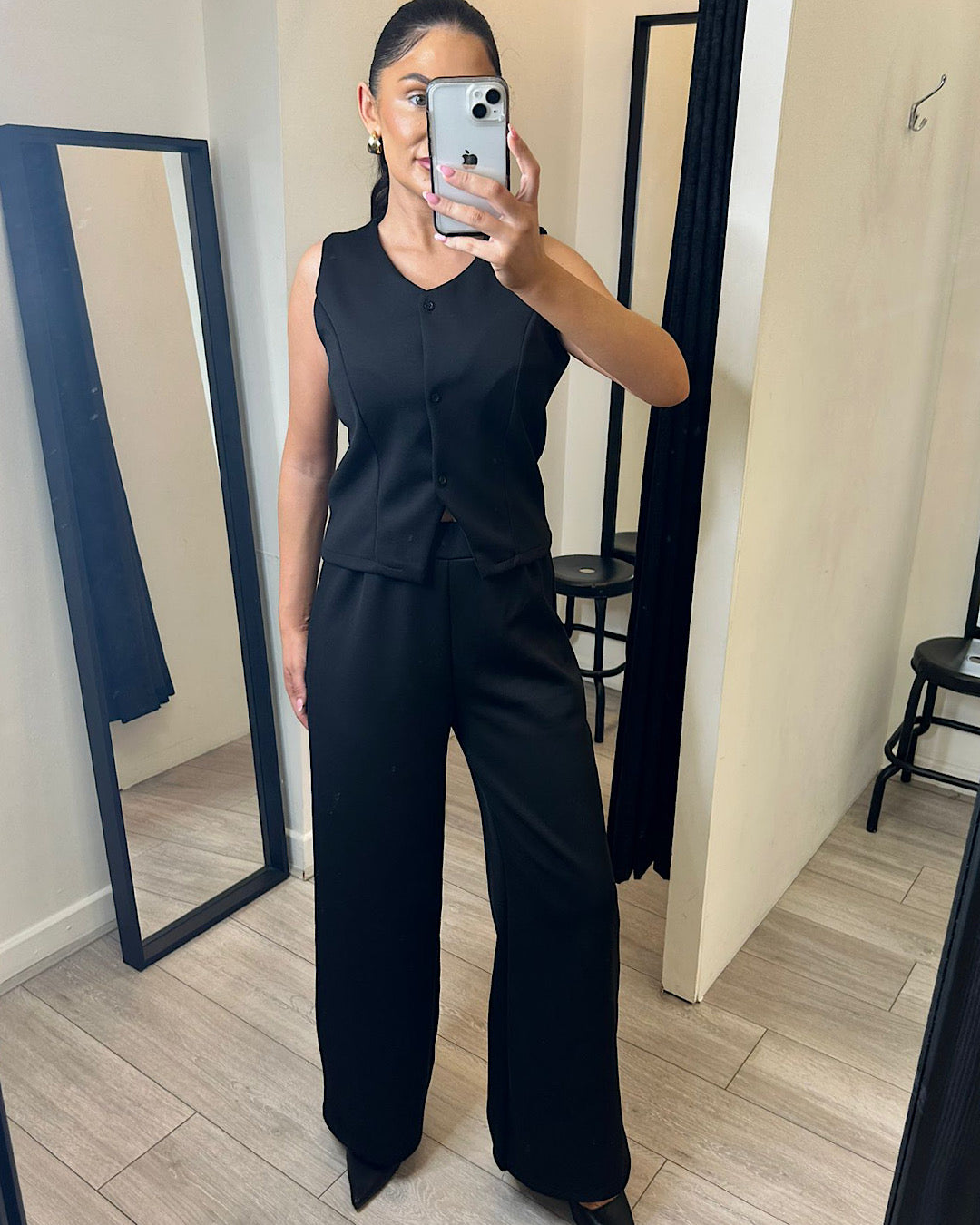 Black Waistcoat and Trousers Suit