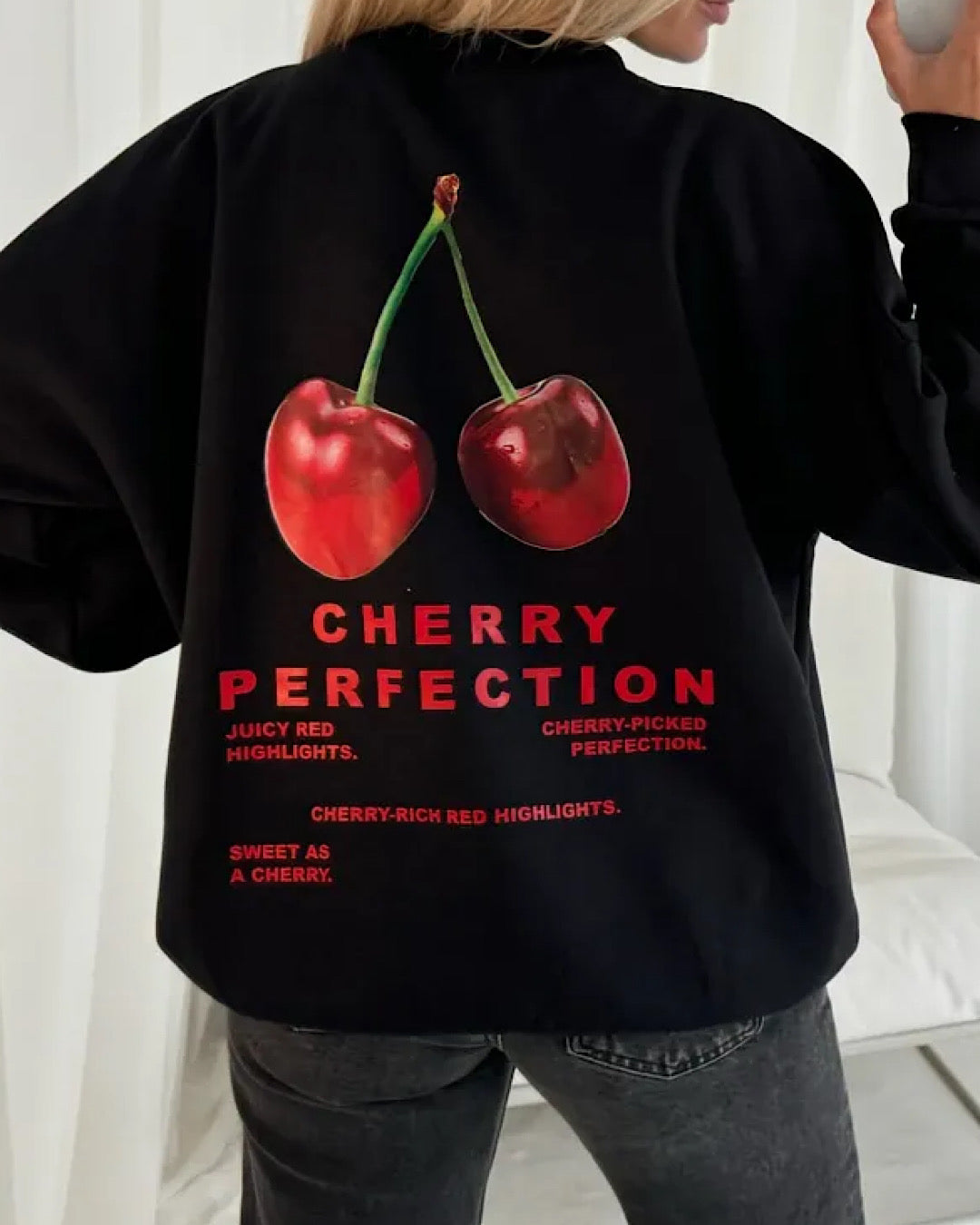 Black Cherry Perfection Sweatshirt