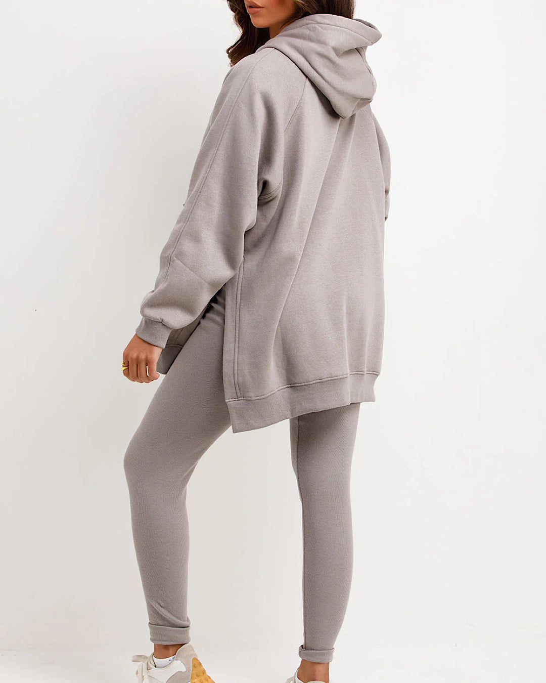 Dove Grey Oversized Hoody and Leggings Suit