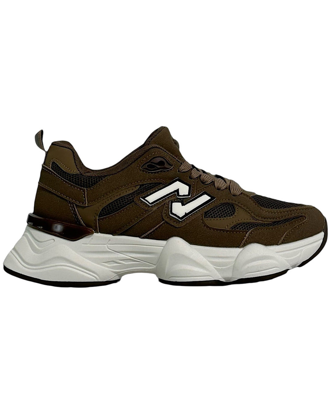 Dark Brown Chunky Trainers