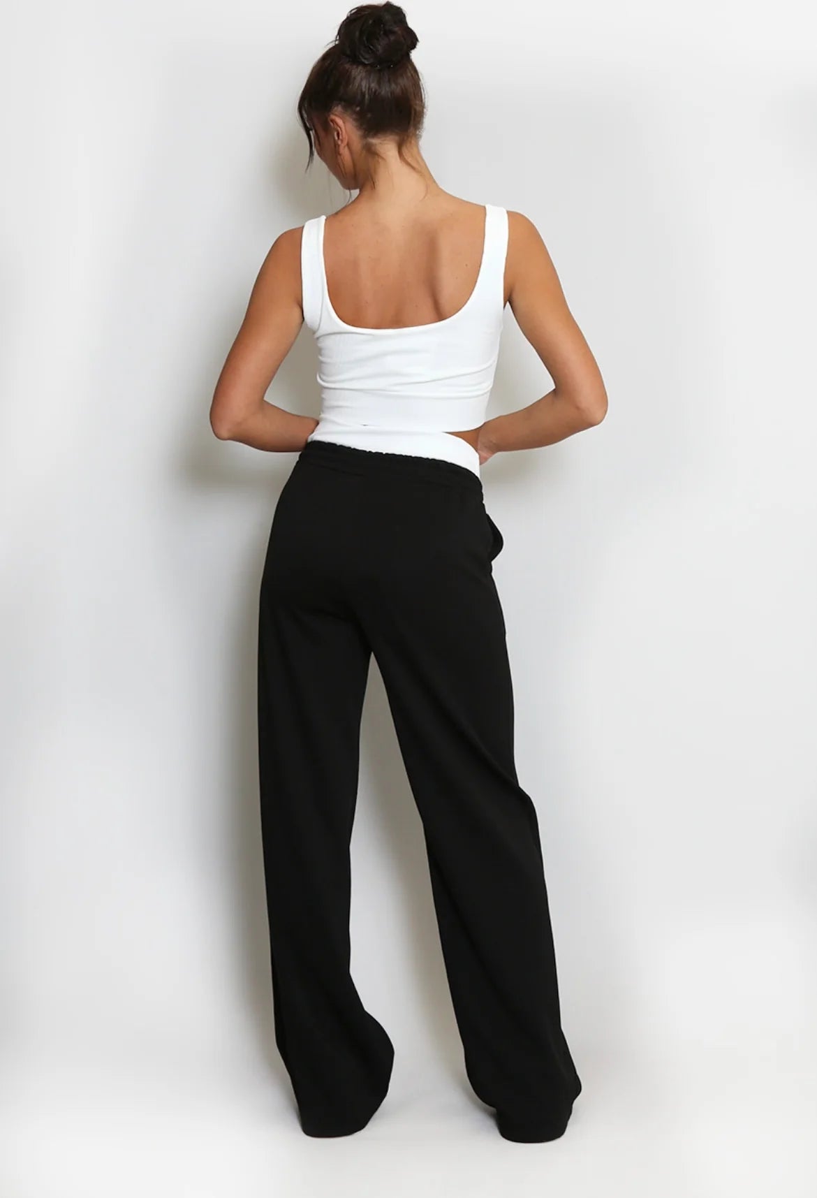 Ribbed Vest and Joggers Suit