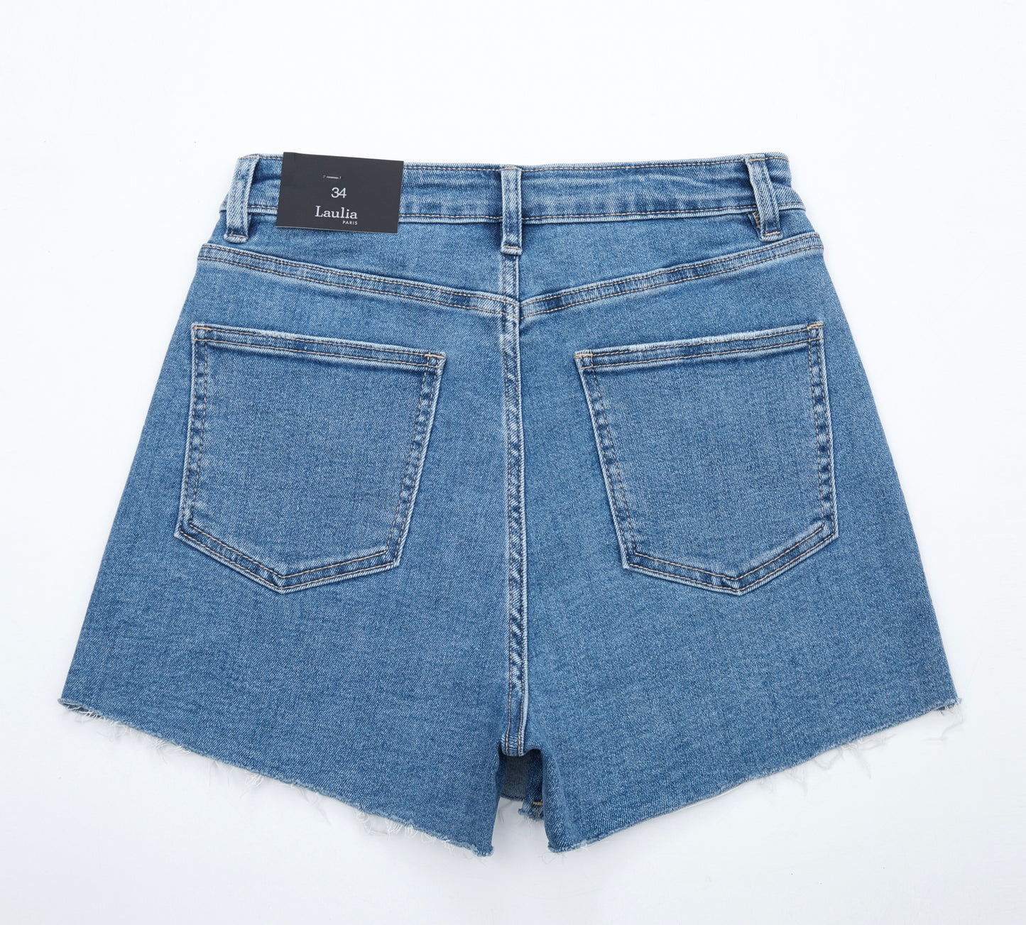 Blue Denim Wrap Over Skort