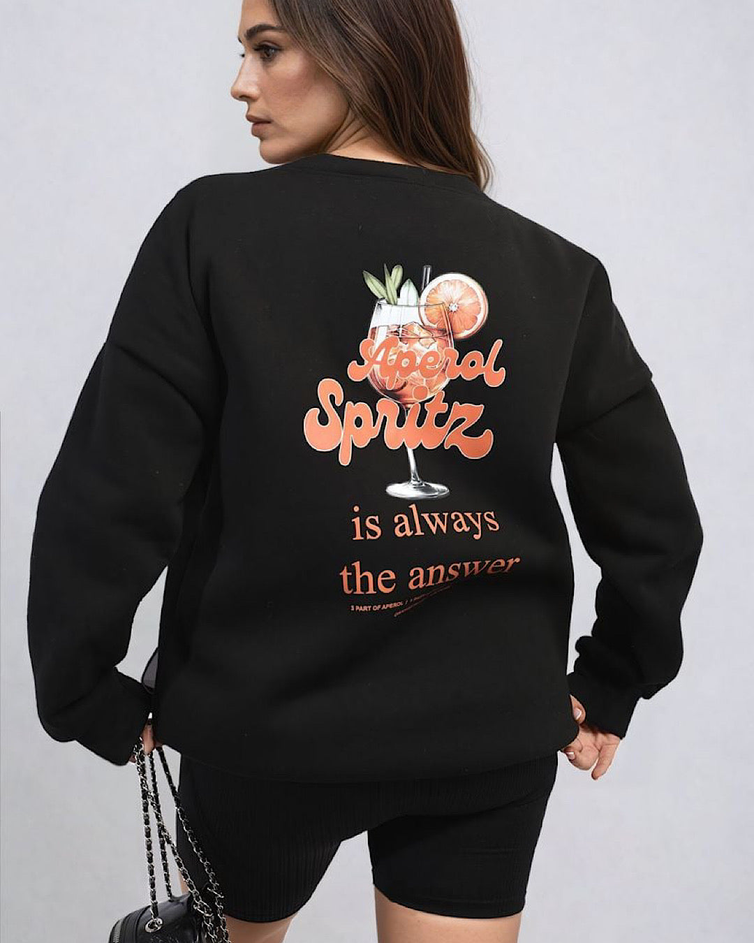 Black Orange Spritz Sweatshirt