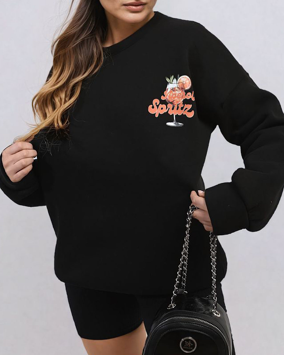 Black Orange Spritz Sweatshirt