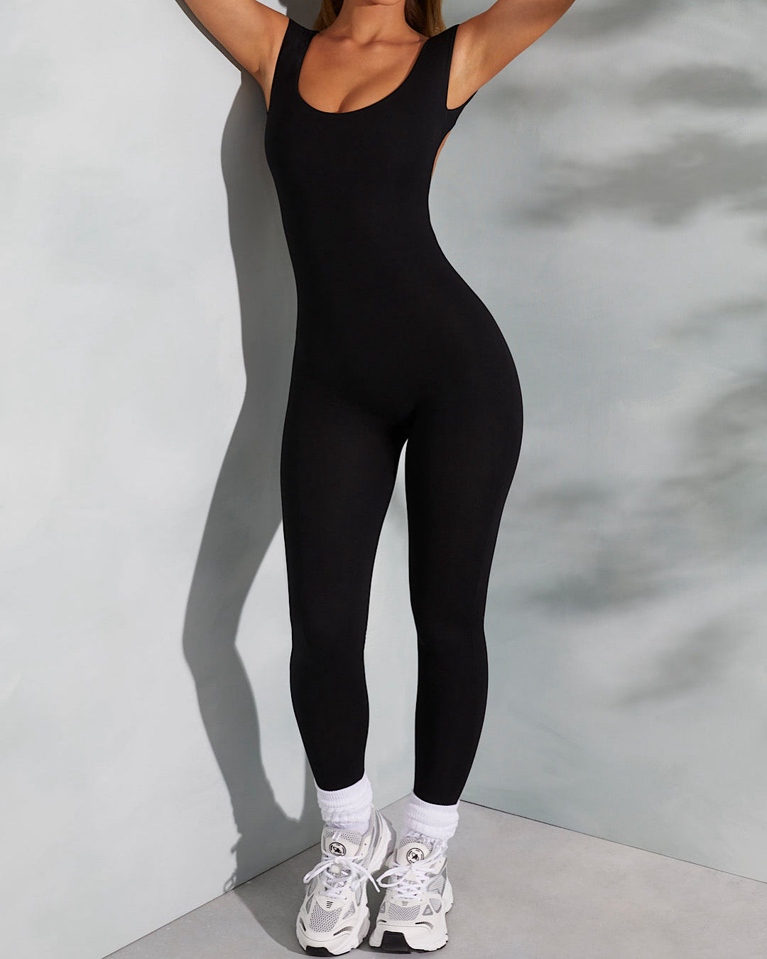 Black Cut Out Jumpsuit