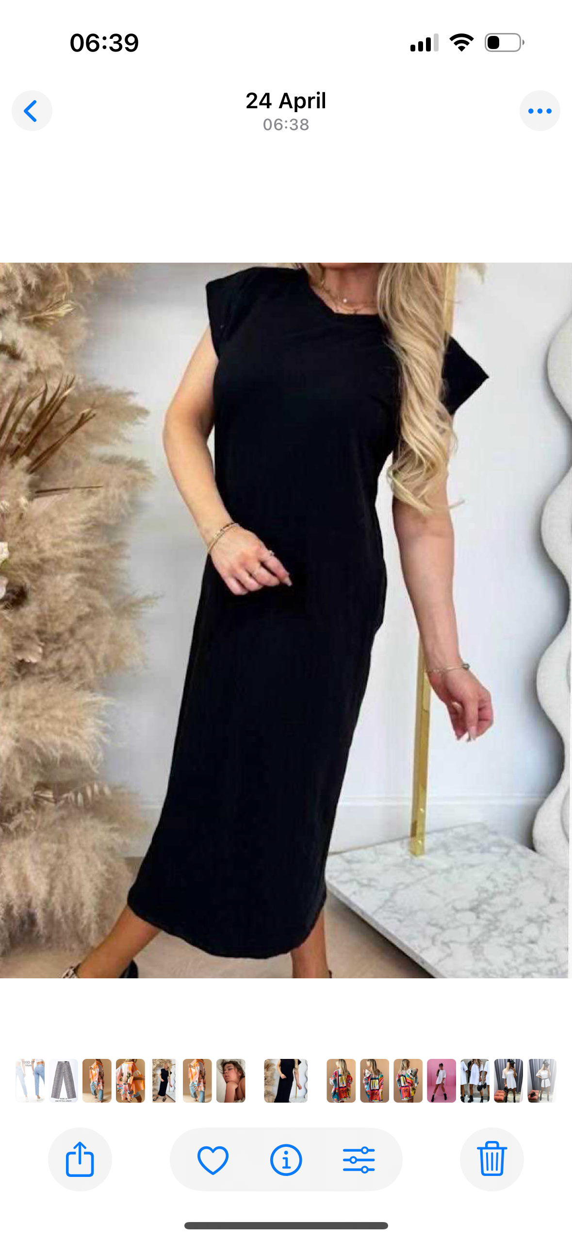Black Maxi Tee Dress