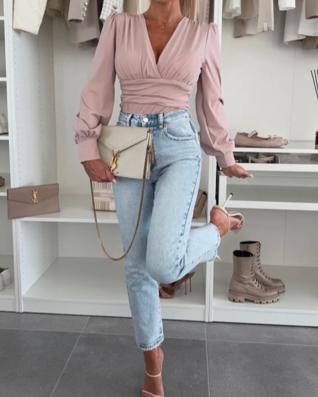 Pink Slinky Bodysuit