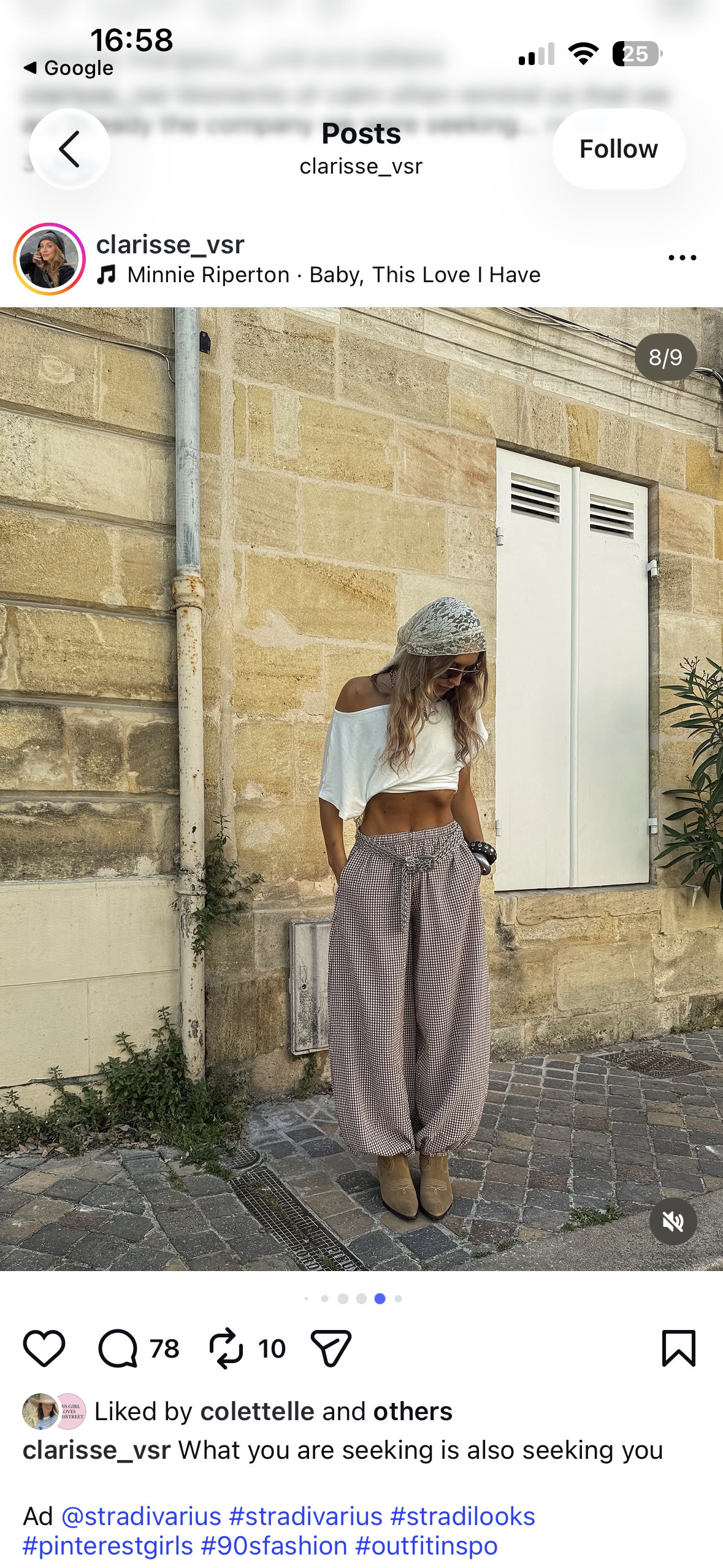 Burgundy Balloon Check Trousers