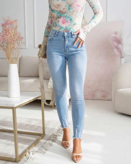 Stretch Skinny Light Blue Jeans