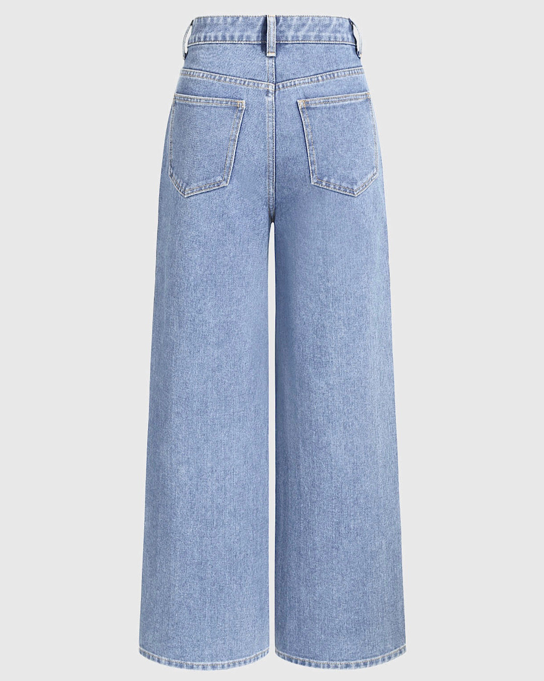 Blue Diamante Straight Leg Jeans