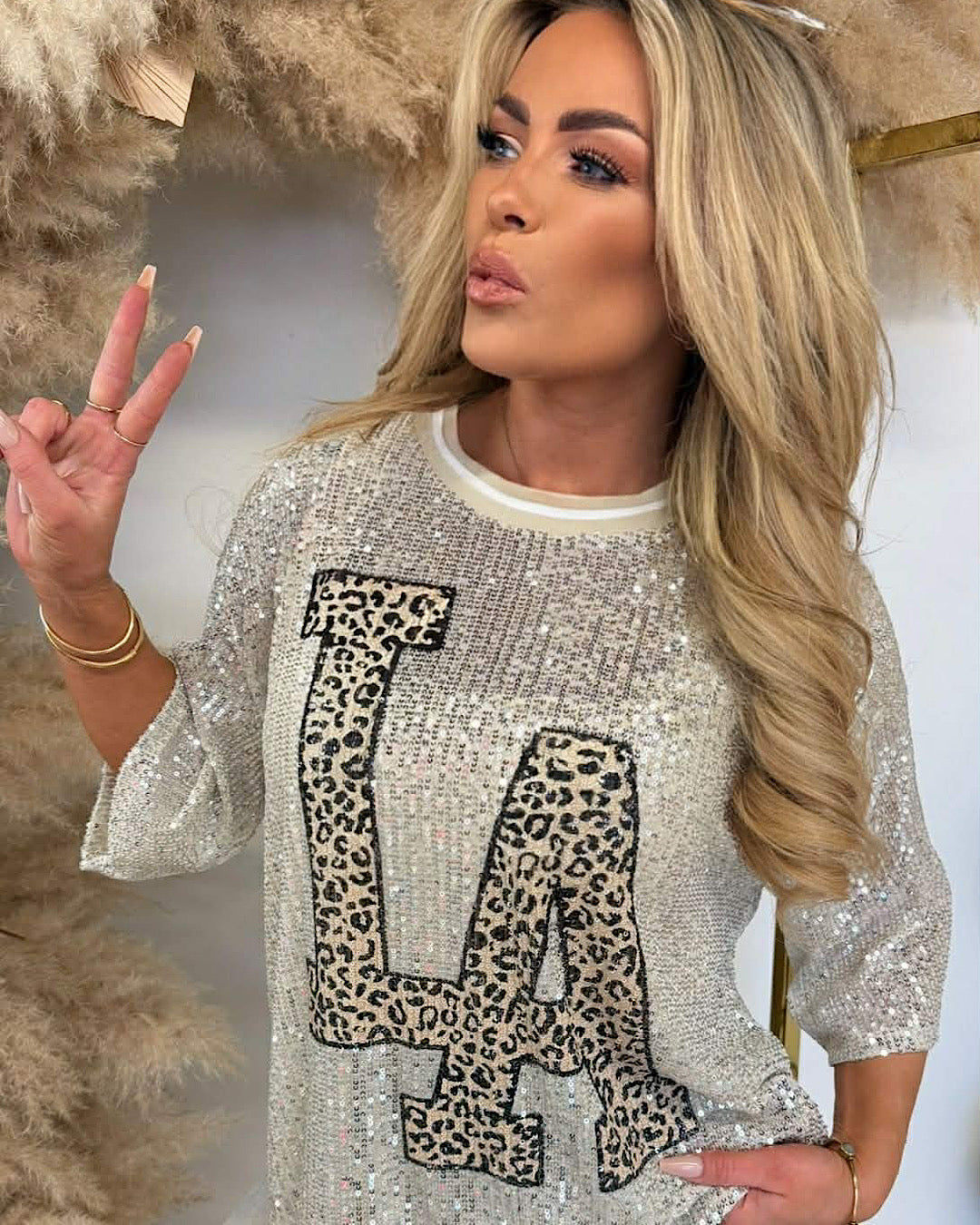 LA Sequin Top