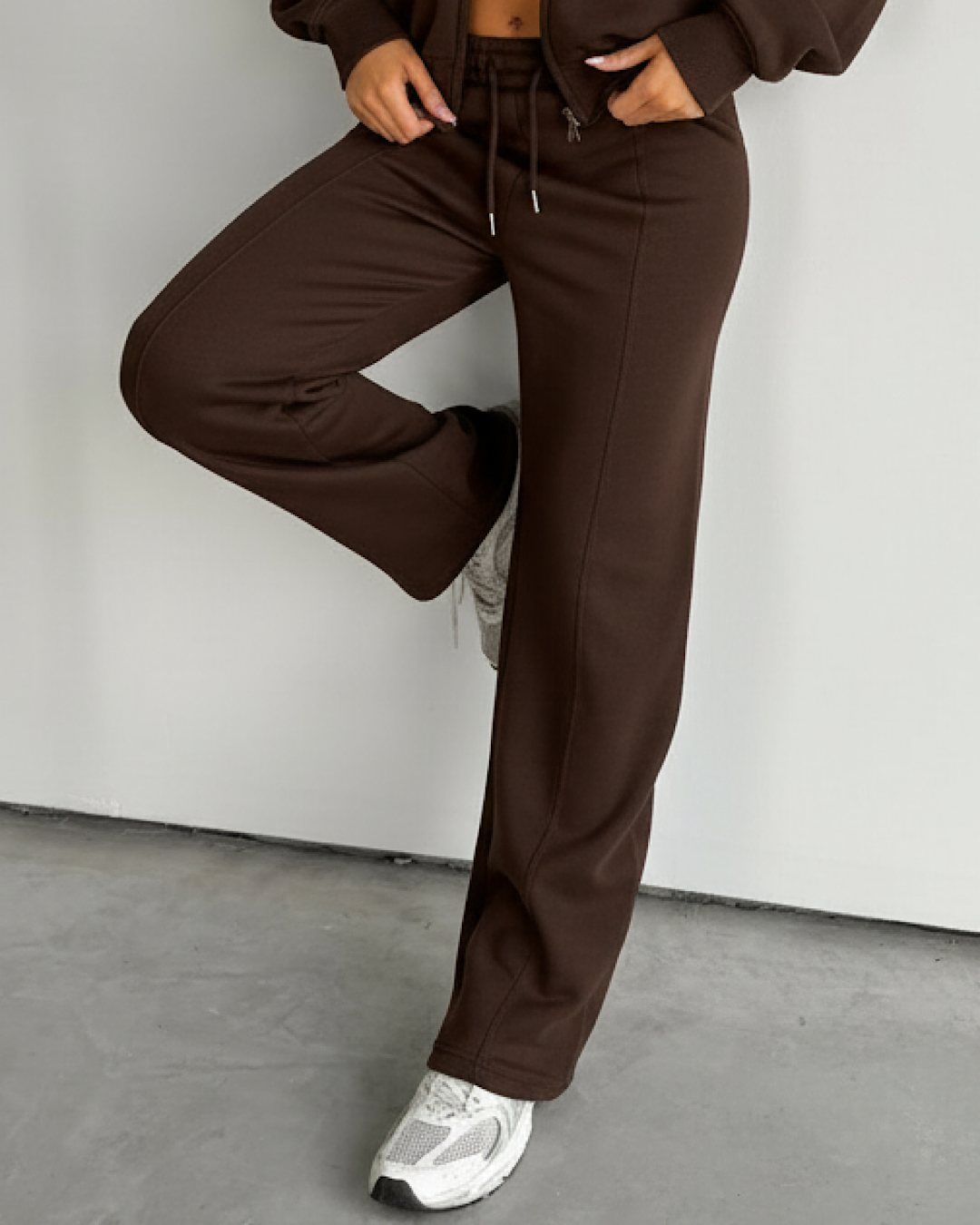 Brown Bomber Jacket and Joggers Suit