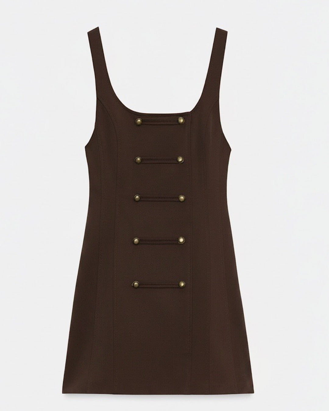 Button Mini Dress
