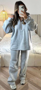Grey Hoody and Joggers Suit