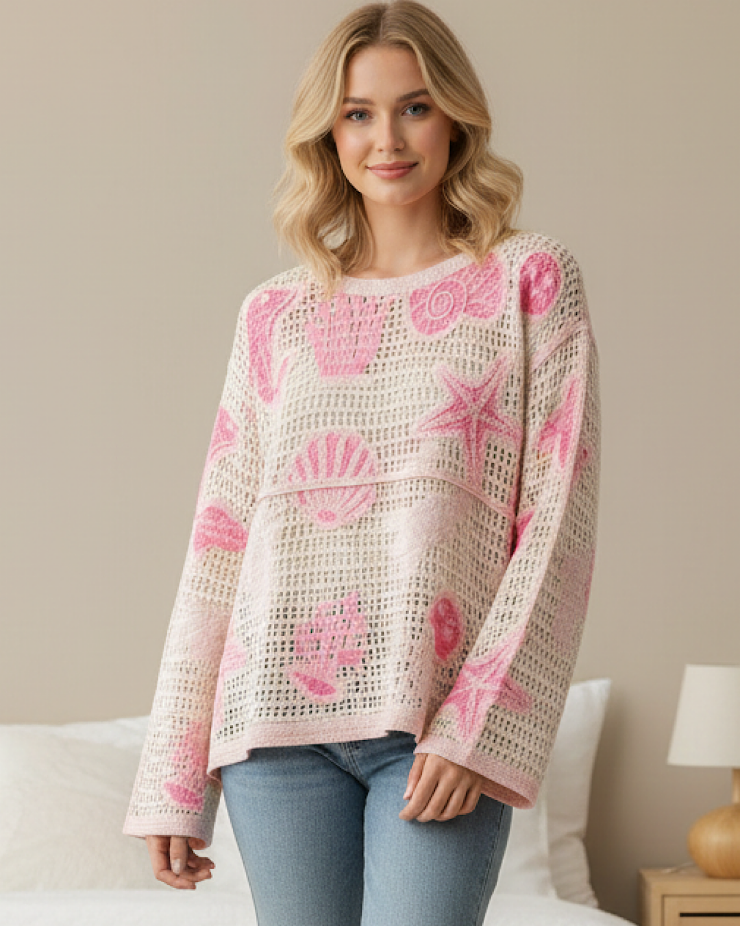 Pink Crochet Top