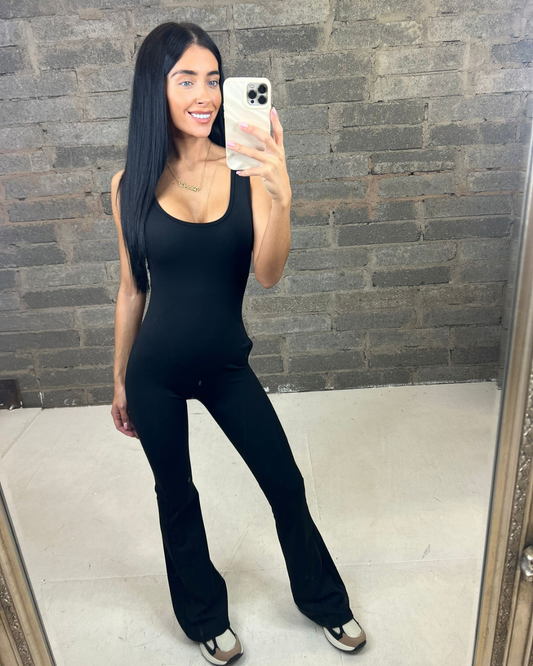 Black Wide Leg Jumpsuit