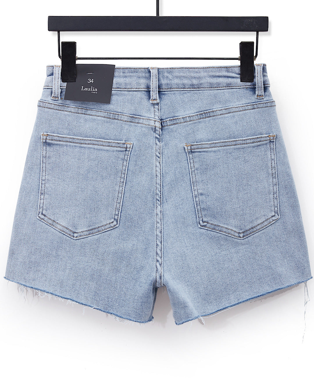 Blue Denim Wrap Over Skort