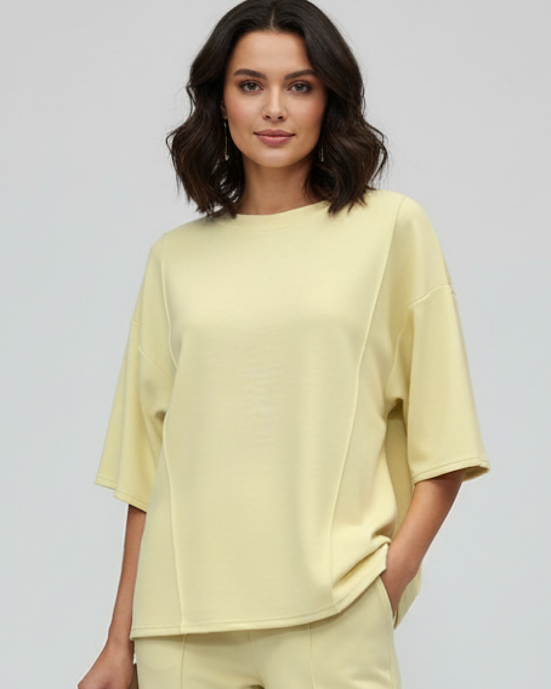 Lemon Top and Trousers Co-Ord Set