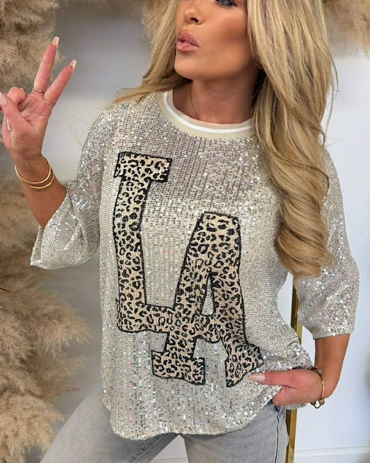 LA Sequin Top