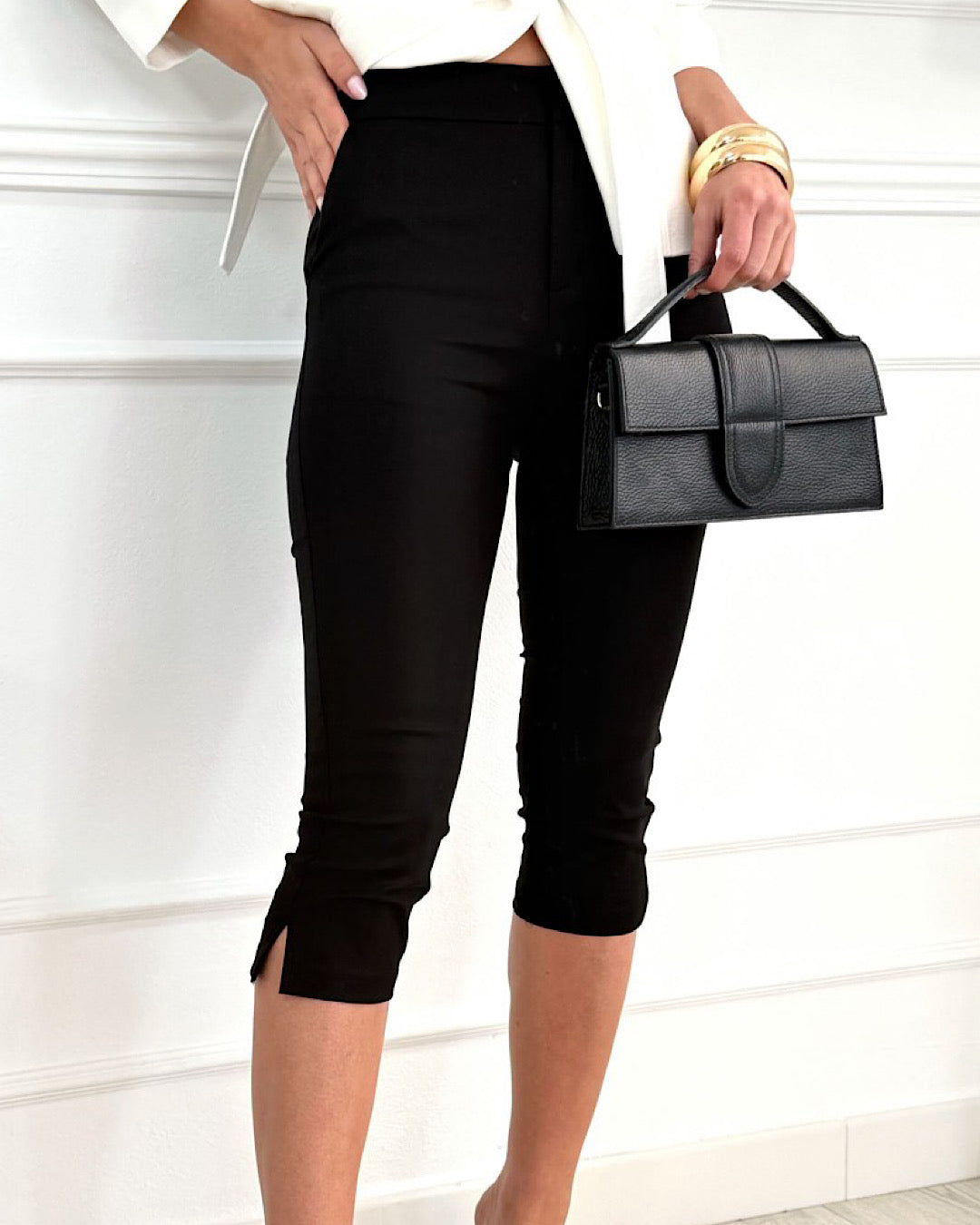 Black Capri Trousers