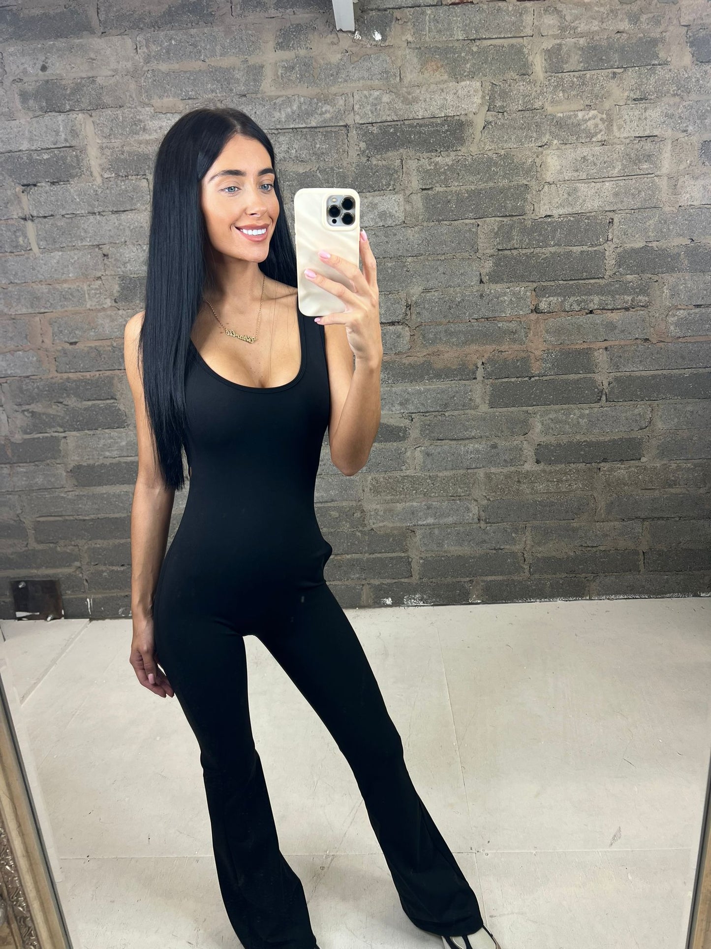 Black Wide Leg Jumpsuit