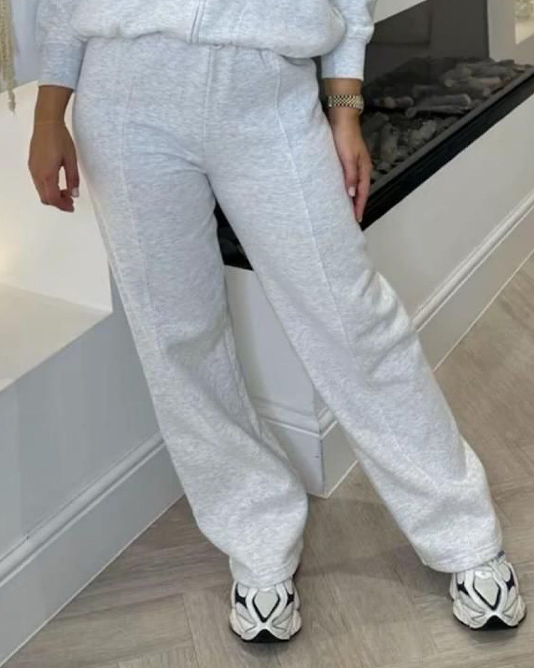 Grey Bomber Jacket and Joggers Suit