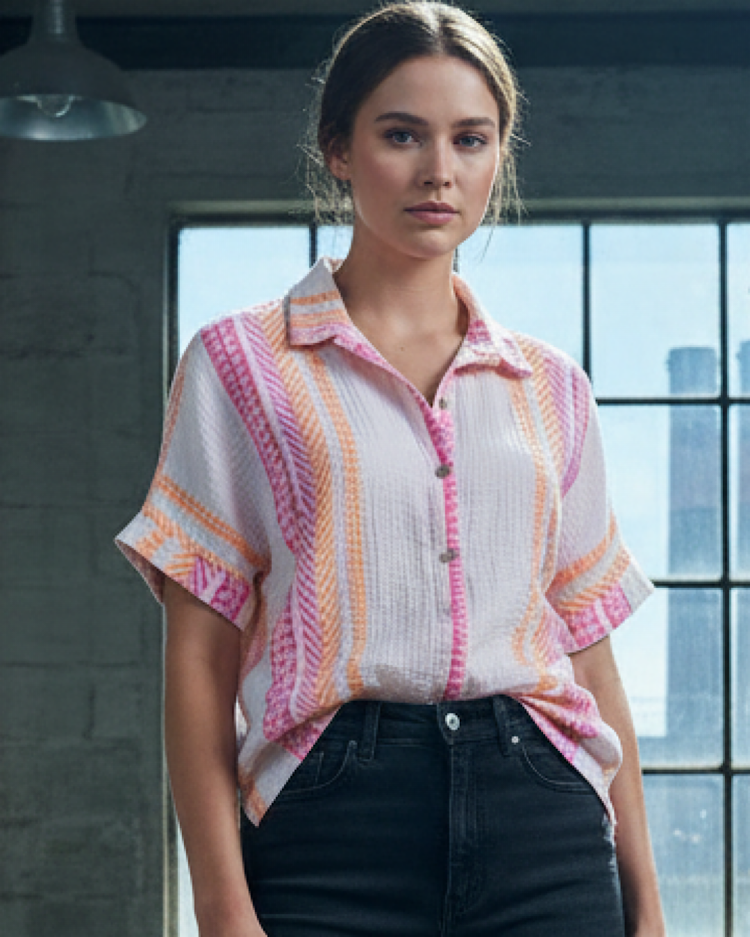 Cheesecloth Short Sleeve Shirt