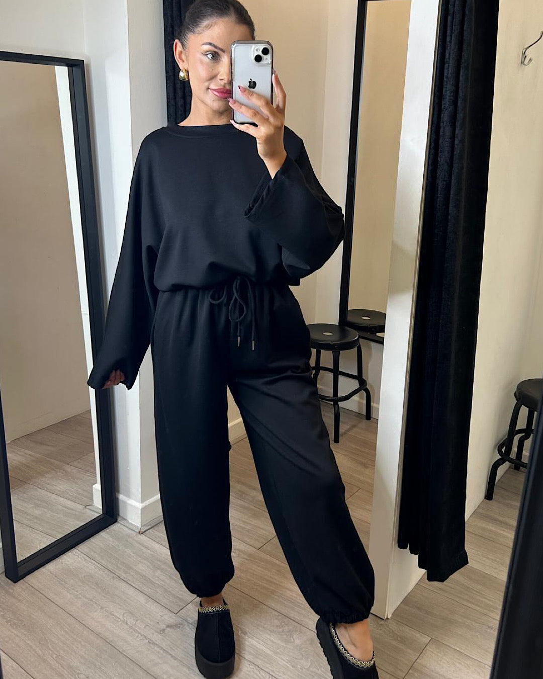 Black Sweat & Joggers Set