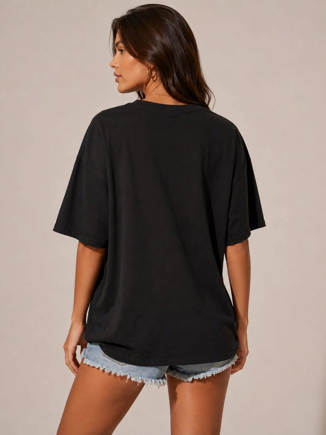 Neon Black Bear Print Tee