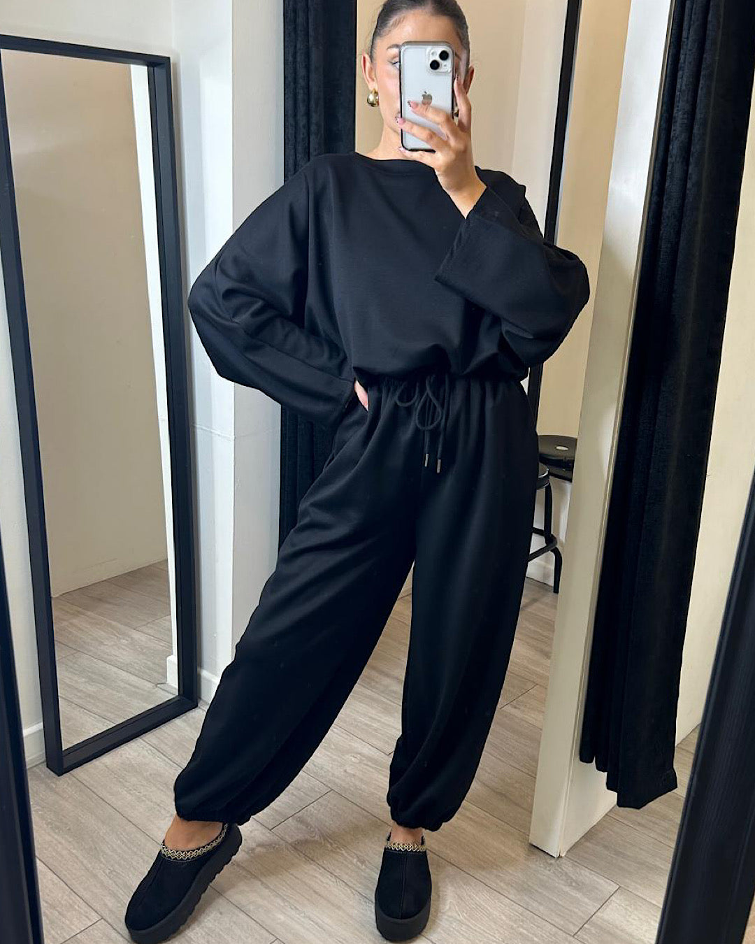 Black Sweat & Joggers Set