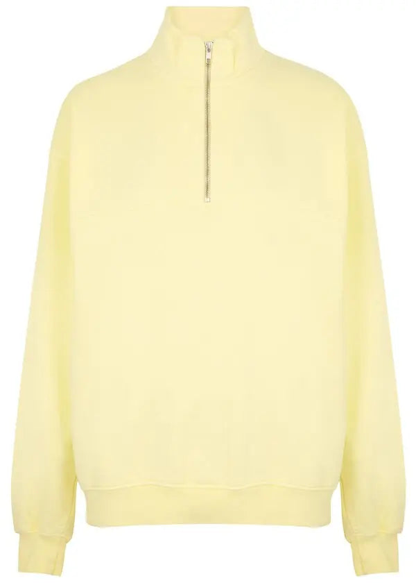 Lemon Half Zip Sweat