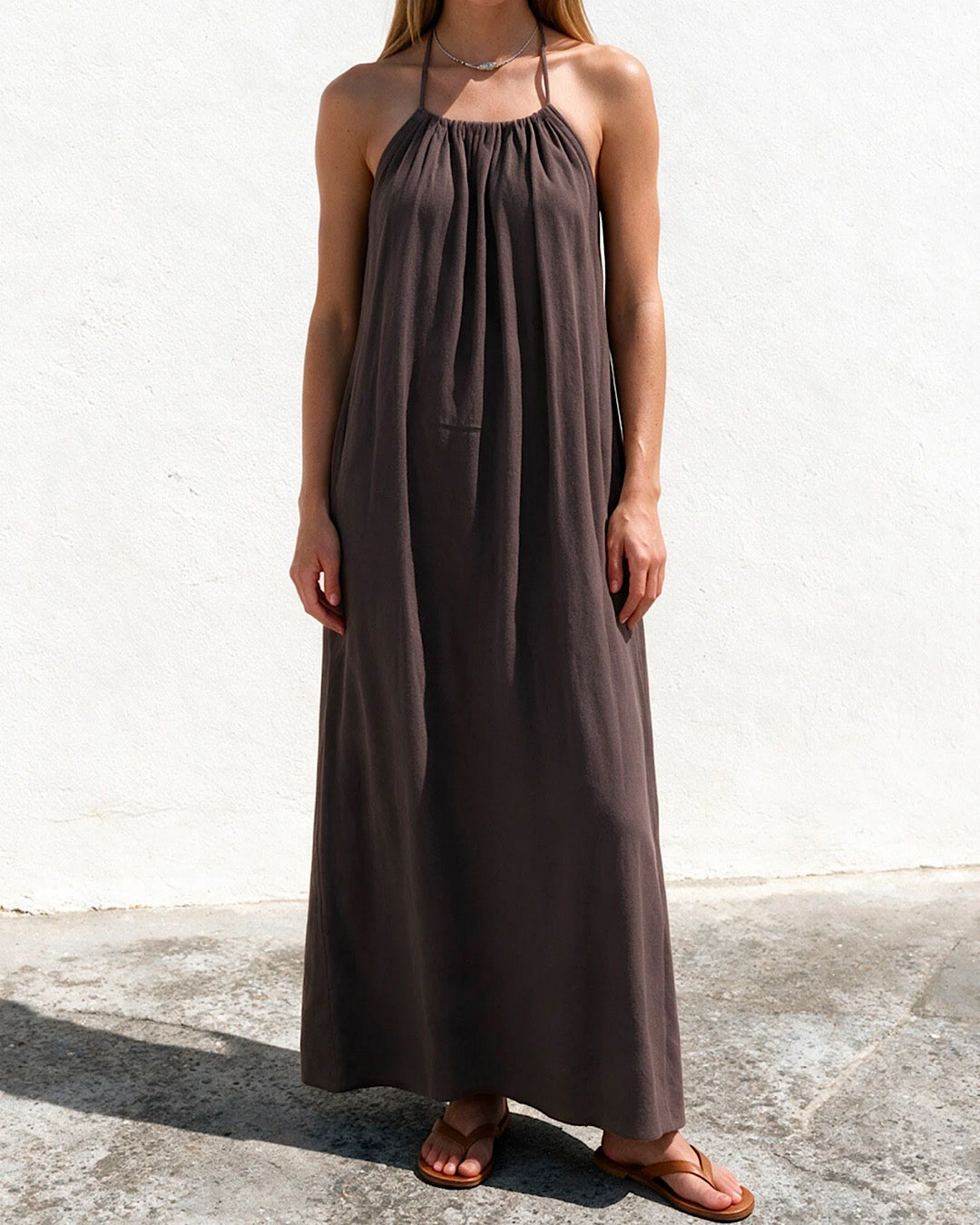 Chocolate Cami Maxi Dress