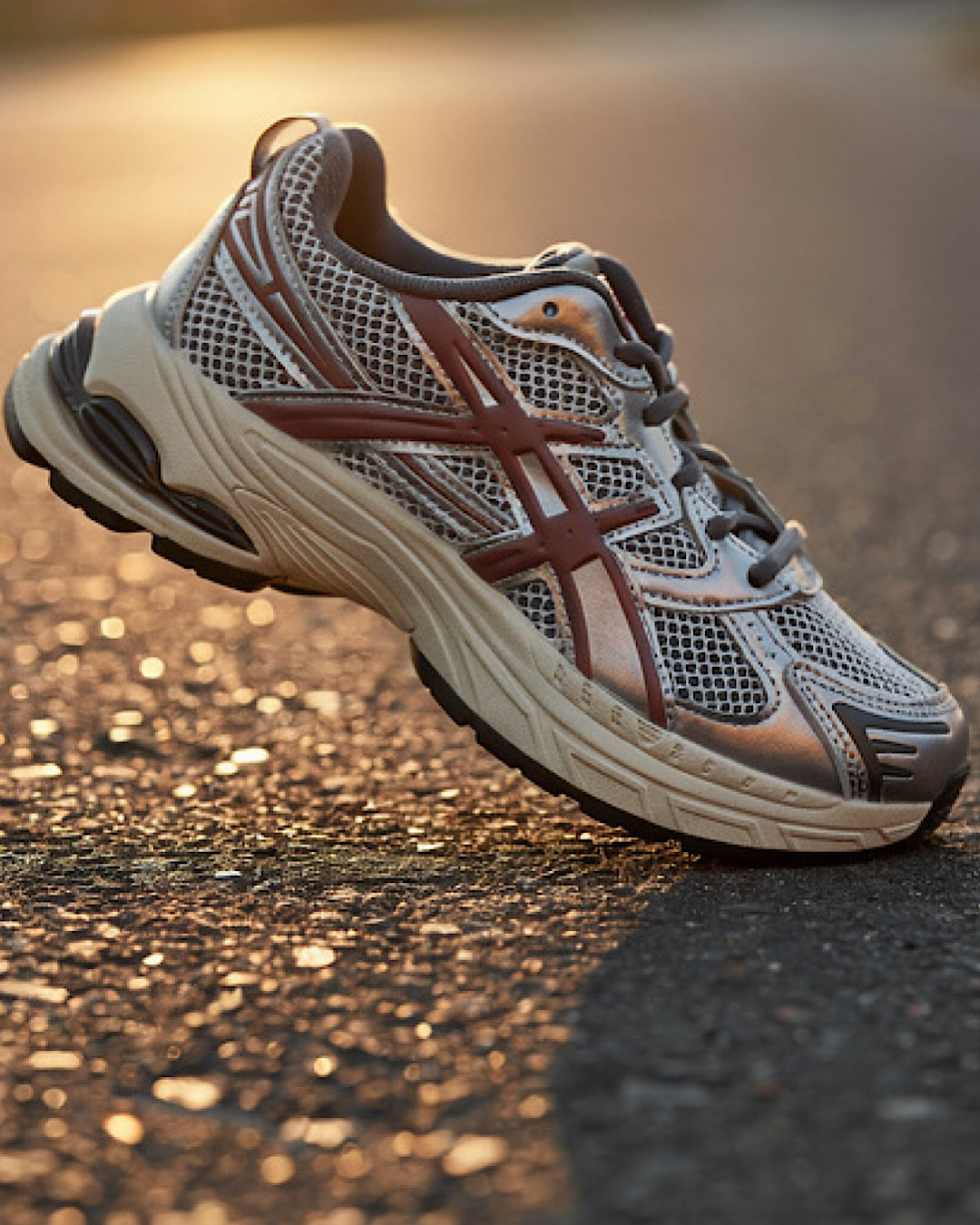Silver Pink Chunky Lace Up Trainers