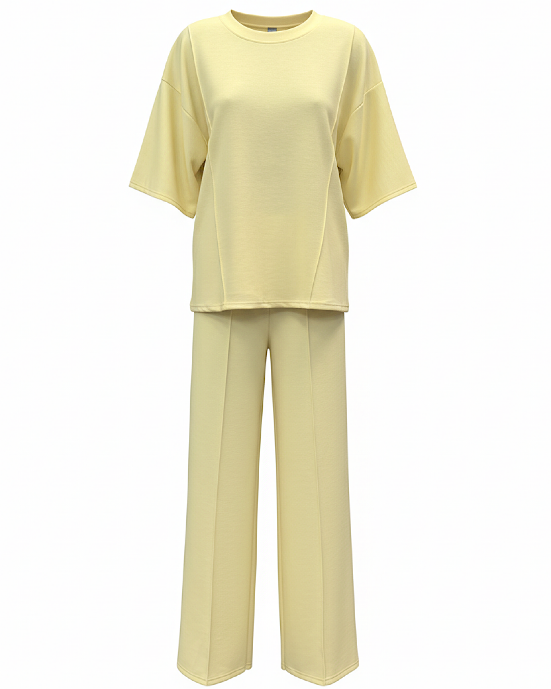Lemon Top and Trousers Co-Ord Set