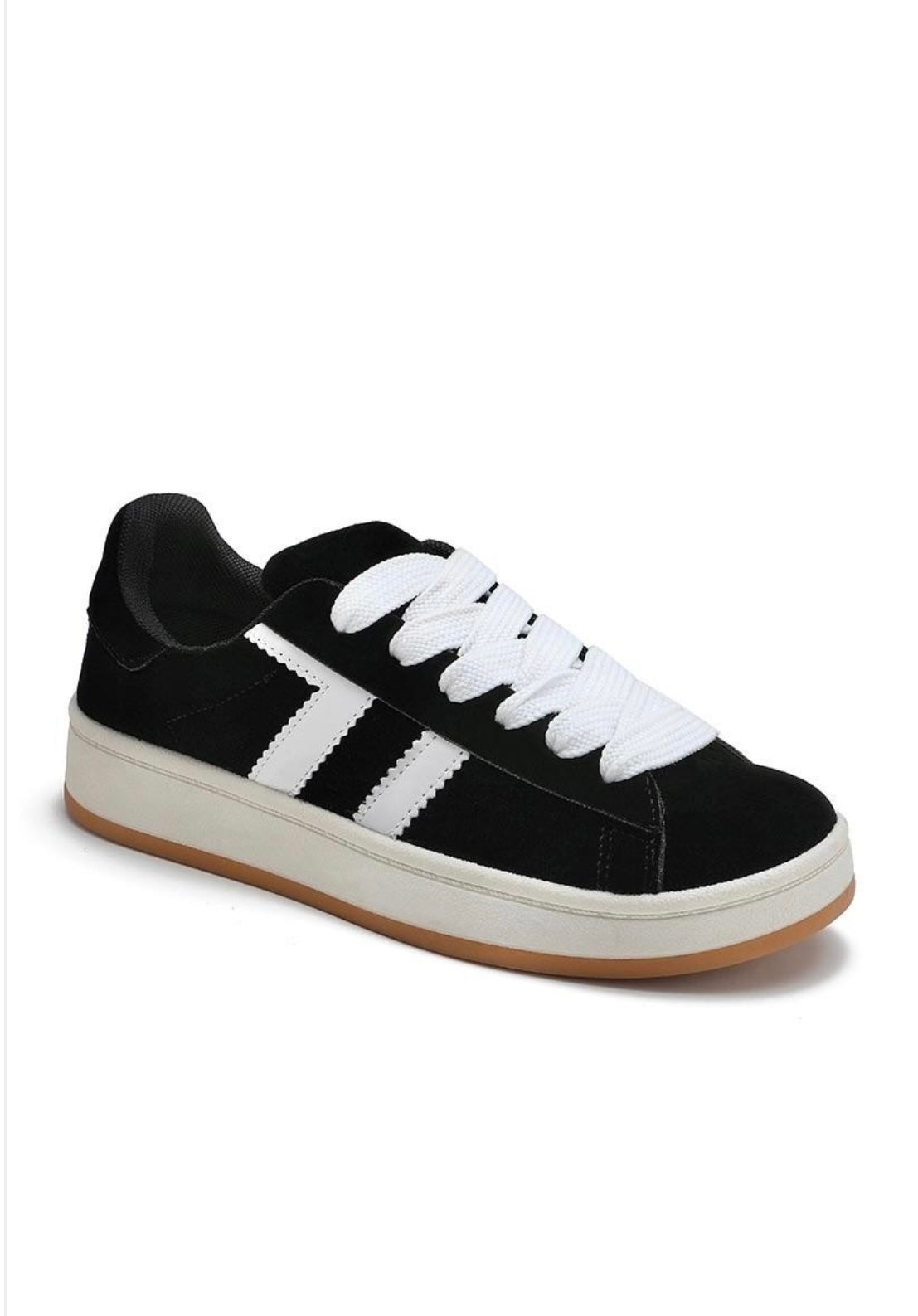 Black Platform Trainers