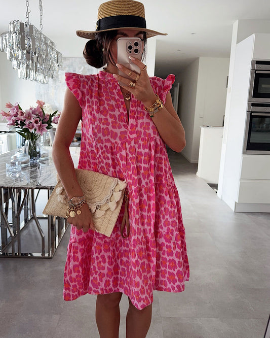 Neon Pink Animal Dress
