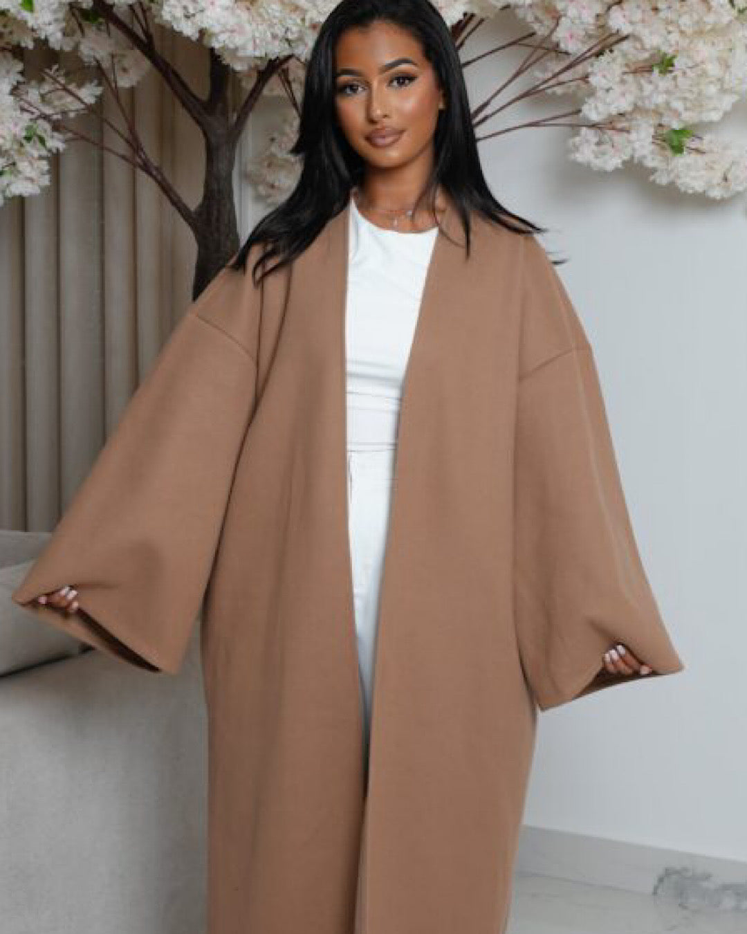 Camel Oversized Coat