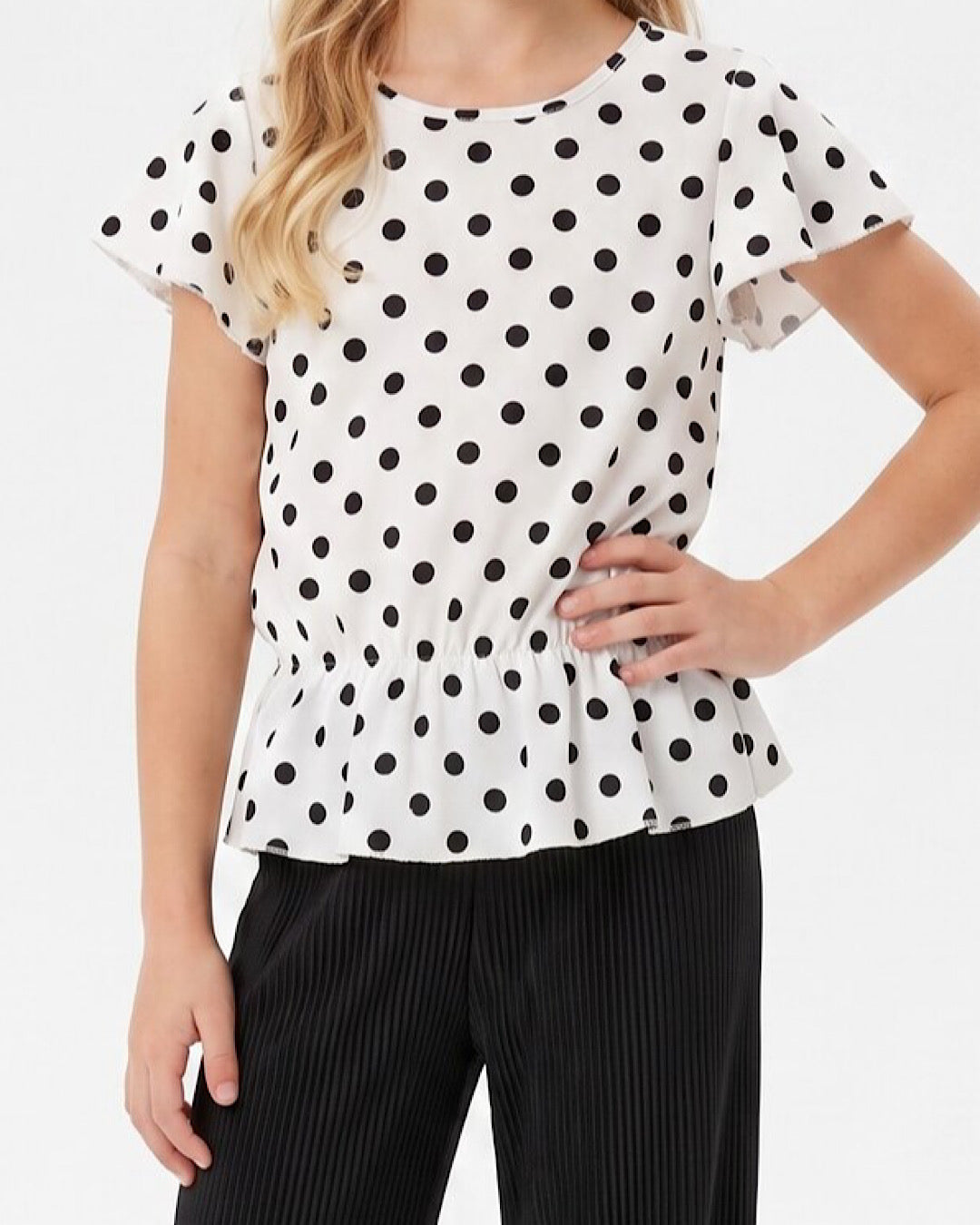 Kids Polka Dot Co Ord Suit