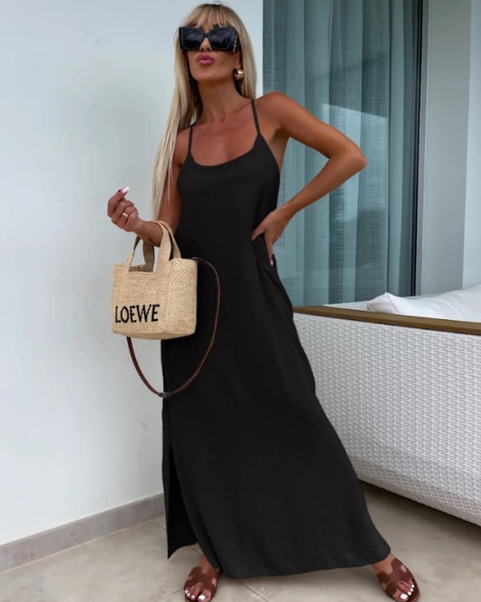 Black Cami Maxi Dress