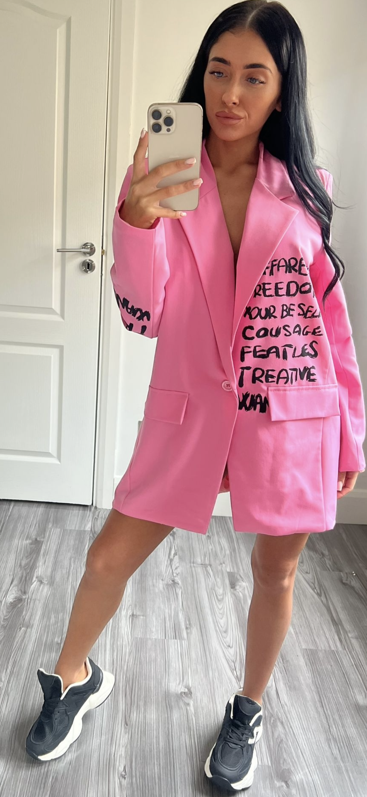 Pink Oversized Blazer